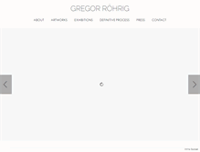 Tablet Screenshot of gregorrohrig.com